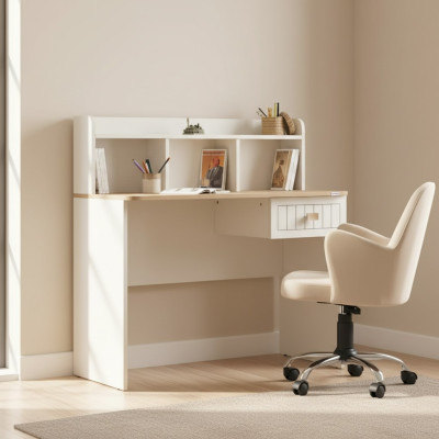 Secrétaire bureau Tableau 110x60x120 Bureaux Tables Mobilier Bois Ordinateur