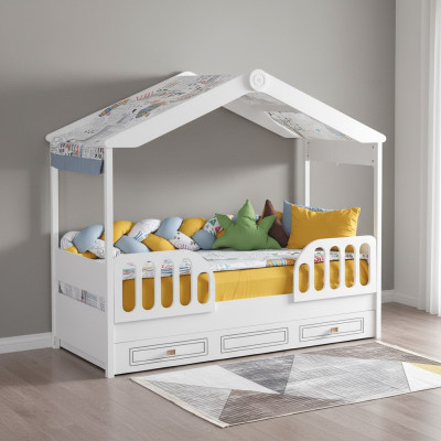 Lits d'enfants en bois Chambre Appartement Mobilier Lit Enfants Chambre de jeunes