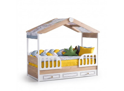 Lits pour enfants Chambre en bois Appartement Mobilier neuf Lit Chambre de jeunes