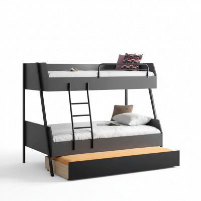 Lit pour jeunes Lit d'enfants Lit pour enfants Design pour enfants Lit moderne Chambre d'enfants Lits en bois