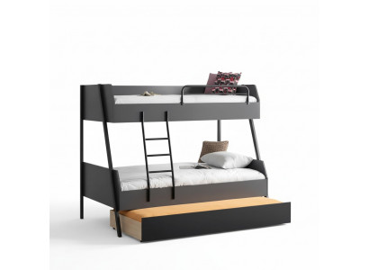 Lit pour jeunes Lit d'enfants Lit pour enfants Design pour enfants Lit moderne Chambre d'enfants Lits en bois