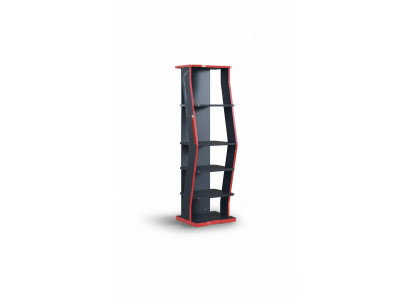 Étagère Armoire Bibliothèque Armoires Meubles Polyvalents Marron 164x40x34