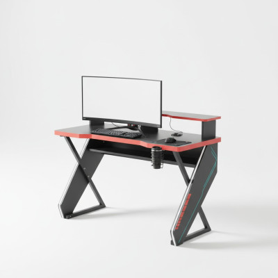 Moderne Tische Schreibtisch Kinderschreibtisch Schwarzer Gamer Computertisch