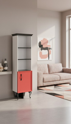 Étagère Armoire Étagère à livres Armoires Meubles polyvalents Brun 164x40x34