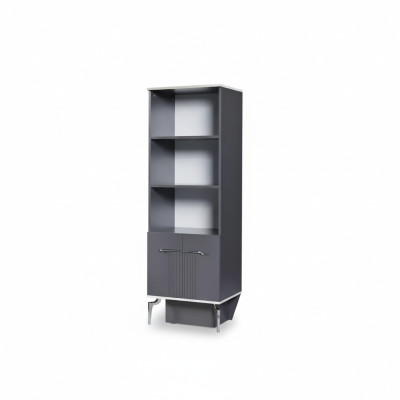 Étagère Armoire Bibliothèque Armoires Meuble Polyvalent Marron 170x55x48