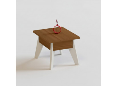 Table basse moderne Mobilier de bureau Table rectangulaire en bois marron Tables