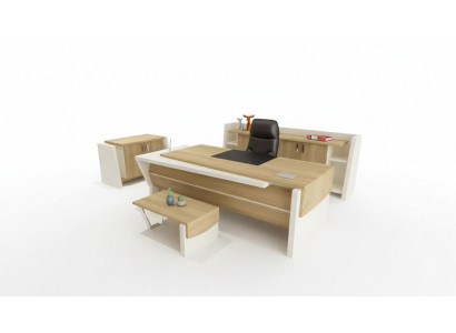 Bureau Table basse Armoire de classement Commode moderne marron Bois