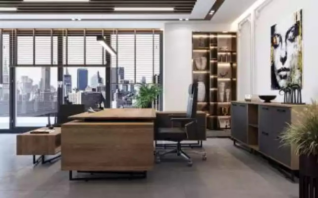 Ensemble de meubles design moderne pour un ChefOffice avec 3 éléments