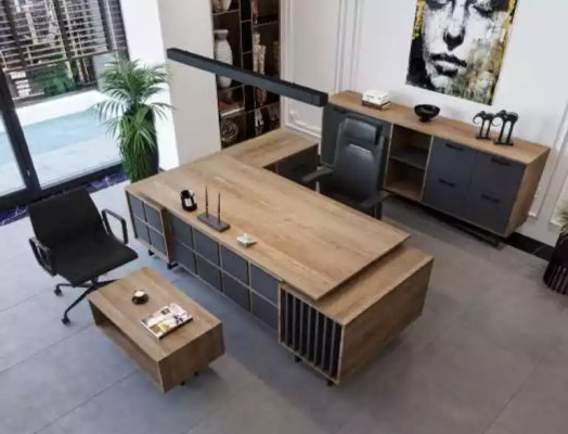 Ensemble de meubles design moderne pour un ChefOffice avec 3 éléments