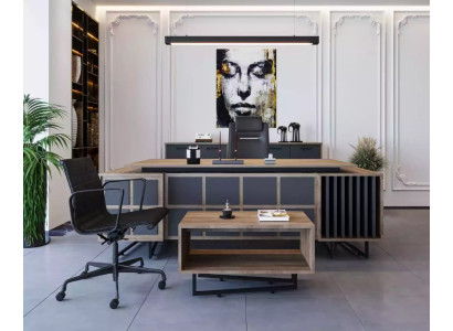 Ensemble de meubles design moderne pour un ChefOffice avec 3 éléments
