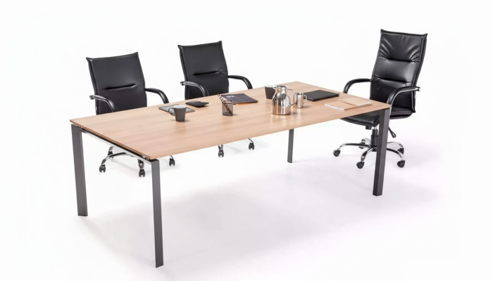 Grande table de conférence Tables de réunion Tables en bois de luxe Mobilier de bureau