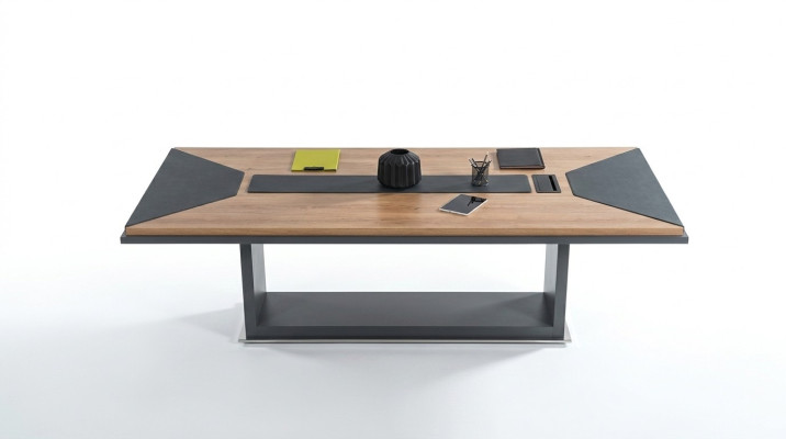 Confortable élégant Table de conférence Bureau Mobilier de bureau Bois