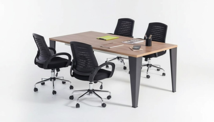 Table de conférence Table de réunion table de réunion Bois Bureau Tables 220 cm