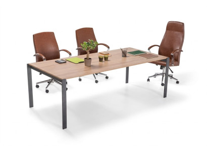 Moderne Großer Konferenztisch Holz Designer Büro Studienzimmer Möbel