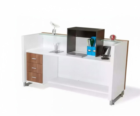 Réception bureau d'accueil table hôtel meubles guichet cabinet pratique cabinet d'avocat bureau
