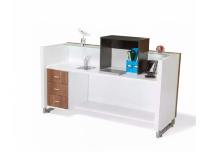 Réception bureau d'accueil table hôtel meubles guichet cabinet pratique cabinet d'avocat bureau