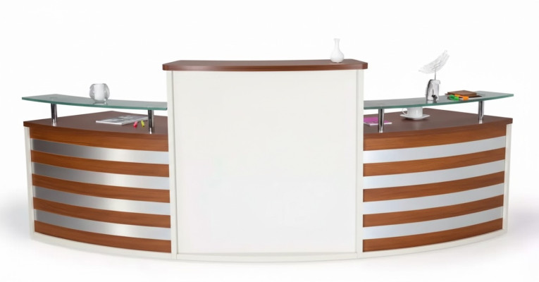 Esthétique et confortable bureau d'accueil dans un design classique