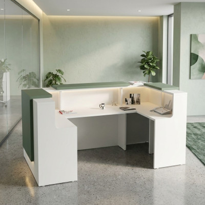 Réception bureau hôtel mobilier comptoir pratique cabinet d'avocats bureau