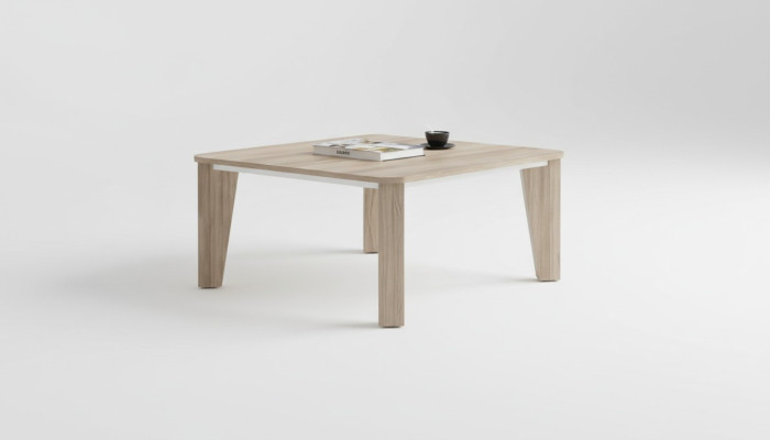 Table basse design marron clair en bois tables d'appoint meubles de luxe