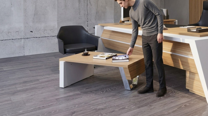 Table d'appoint moderne en bois meubles de bureau table de designer table basse de luxe