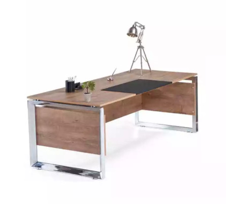 Ensemble de meubles de bureau brun Bureau Commode Classeur 3 pièces. Ensemble de meubles