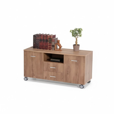 Meuble de bureau de luxe conçu, commode en bois, console d'armoire en bois pour bureau.