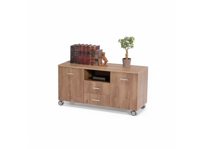 Meuble de bureau de luxe conçu, commode en bois, console d'armoire en bois pour bureau.