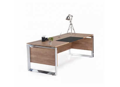 Bureau moderne en bois marron Mobilier de bureau Style de design de salle d'étude