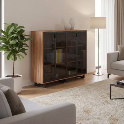 Armoire de classement de bureau de luxe moderne pour le rangement de documents