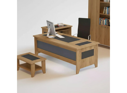 Moderne Bureau Marron Luxe Mobilier Extensible Bois Bureau nouveau