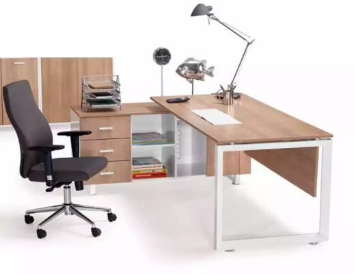 Mobilier de bureau Bureau Armoire à dossiers Table basse Ensemble de 4 pièces de mobilier
