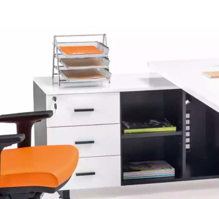 Mobilier de bureau Aménagement Bureau Armoire à dossiers Table basse Ensemble de 4 pièces