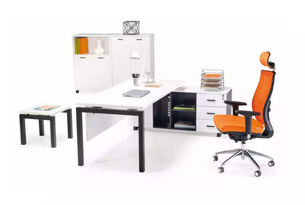 Mobilier de bureau Aménagement Bureau Armoire à dossiers Table basse Ensemble de 4 pièces