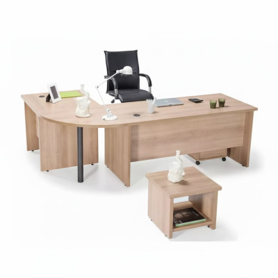 Bureau d'angle Table Mobilier Commode Mobilier de bureau Cabinet d'avocats Mobilier 3 pièces