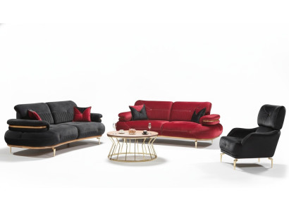 Ensemble de meubles de salon moderne Canapé Fauteuil moderne 3 pièces