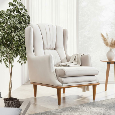 Fauteuil moderne de luxe blanc de haute qualité pour salon nouveau