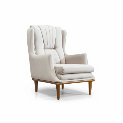 Fauteuil moderne de luxe blanc de haute qualité pour salon nouveau