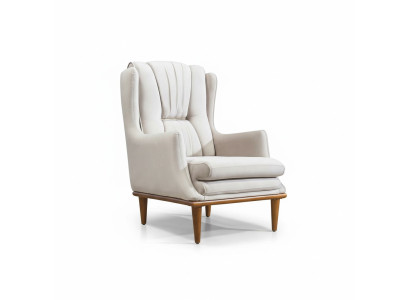 Fauteuil moderne de luxe blanc de haute qualité pour salon nouveau