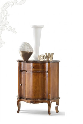 Classique commode marron Mobilier de chambre Meuble de console latérale de designer.