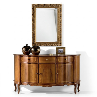 Commode brune Bahut Mobilier de salon Meuble TV Commodes Bahuts