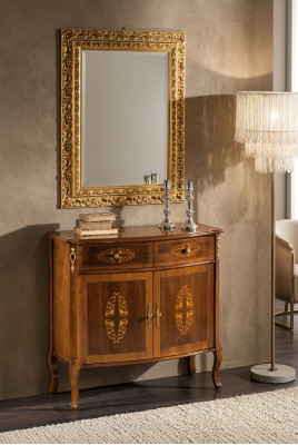 Buffet Marron Luxueux Commode en bois Classique Console Meubles de haute qualité