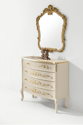 Salle de séjour classique blanche en bois Commode Console Tiroirs nouveau design