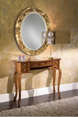 Console classique r Designer Table en bois Brauner Table de toilette Nouveau Mobilier