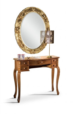 Console classique r Designer Table en bois Brauner Table de toilette Nouveau Mobilier