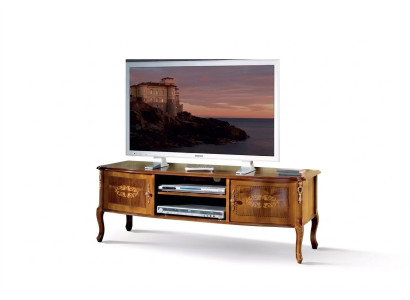 Classique Marron TV Garde-robe Salon Lowboard Stand de Luxe Design