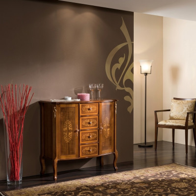 Classique Brun Meuble à tiroirs de luxueux salon de rangement Console Nouveau mobilier