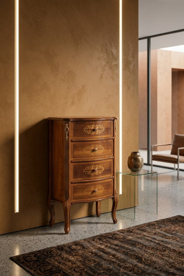 Meuble de rangement de luxe classique Marron Bois Design de meubles de salon nouveau