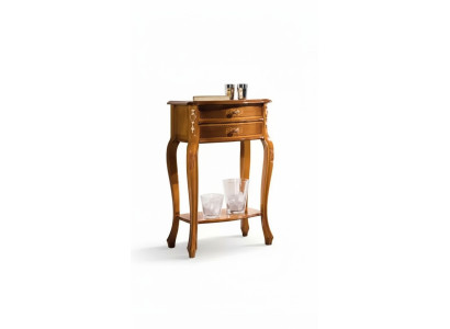 Table d'appoint classique en bois, console de haute qualité avec tiroirs de rangement