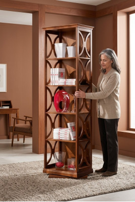 Étagère à livres moderne Mobilier en bois Meubles de designer Ameublement Salon