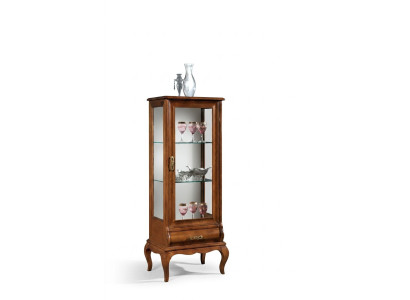 Meubles en bois Vitrine en verre Armoires Salle de séjour Meubles classiques Vitrine Armoire